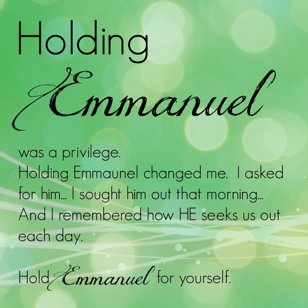 HoldingEmmanuel